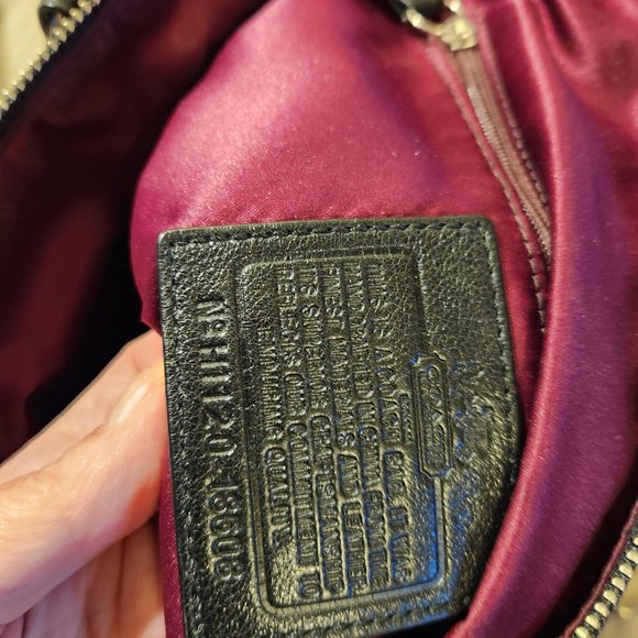 Euc Coach Madison Op Art Black 2way Shoulder Bag Or Handbag c - Picture 12 of 12